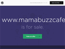 Tablet Screenshot of mamabuzzcafe.com
